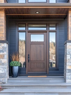 现代风格精致入户门设计