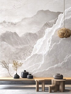 中式山水风茶室静谧空间