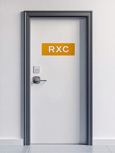 带RXC标识的现代简约门