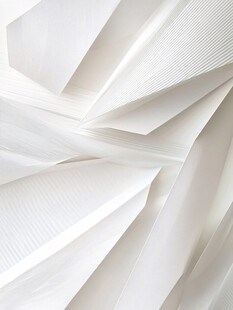 白色折纸纹理艺术展示