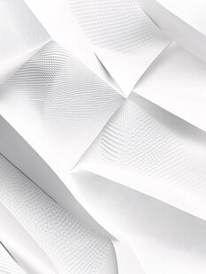 白色立体几何抽象纹理背景