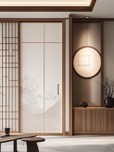 中式风格雅致衣柜与装饰