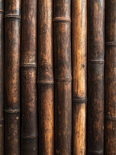 古朴竹排纹理背景图