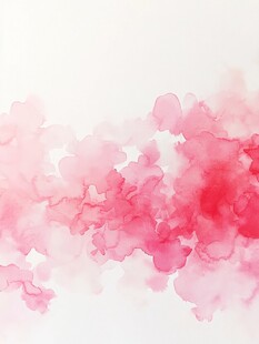 粉色水彩晕染背景图