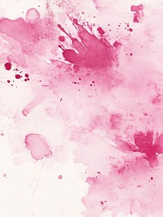 粉色水彩泼墨抽象背景图