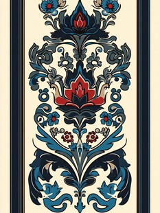 传统花卉纹样装饰图案