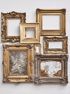 复古金色艺术画框组合