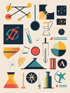 多彩科学实验仪器集合