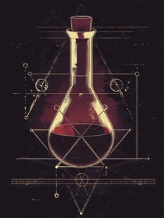 神秘烧瓶与几何魔法