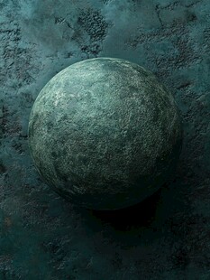 绿色纹理球体抽象背景图