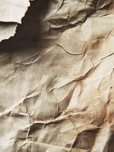 复古皱巴巴的旧纸张纹理