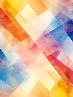 多彩几何拼接抽象背景图