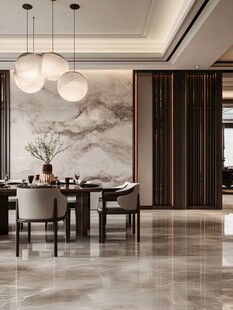 新中式餐厅优雅空间设计