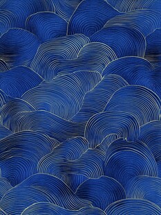 蓝色海浪纹理图案