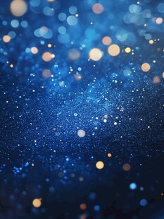 梦幻蓝色光斑背景图