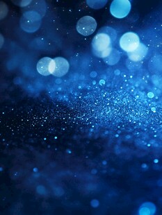 梦幻蓝色光斑背景图