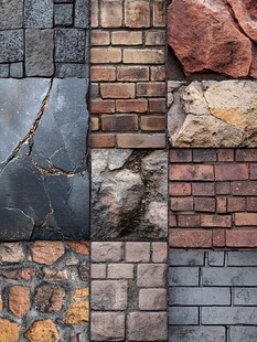 多样砖石墙面纹理集合