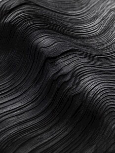 黑色波纹质感纹理图案