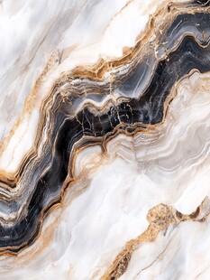 黑白金纹大理石纹理