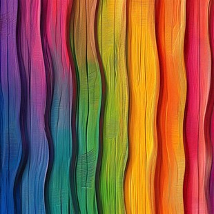 多彩波浪纹理艺术背景图