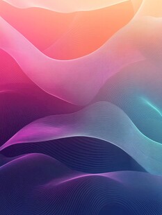 梦幻渐变流体波纹背景