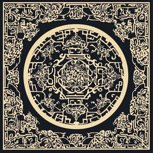 中式传统古典花纹图案设计