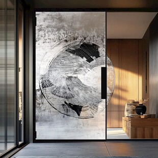 中式艺术玻璃门 独特设计