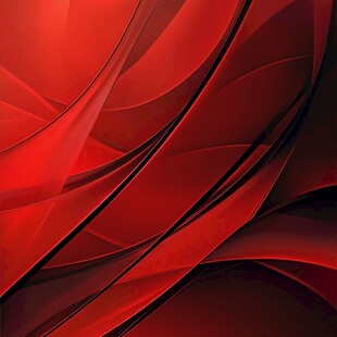 红色动感抽象几何背景图