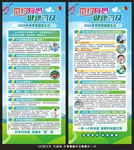 2025世界家庭医生日展架