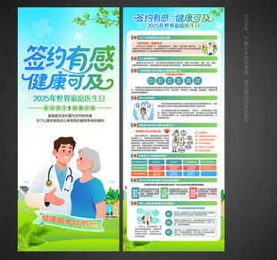 世界家庭医生日X展架
