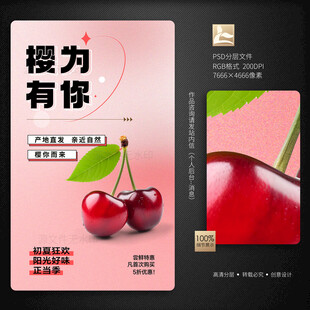 樱桃海报