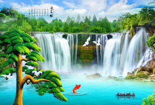 山水风景图