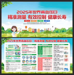 世界高血压日宣传栏