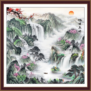 大好河山国画