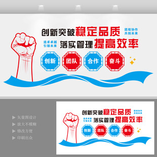 企业标语文化墙