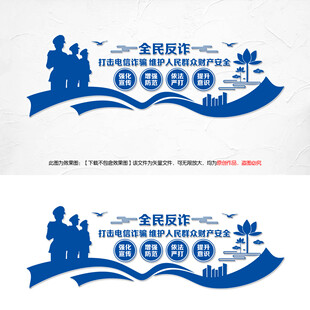 全民反诈文化墙
