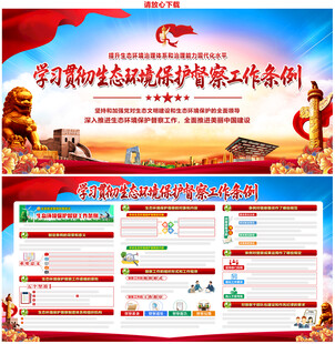 生态环境保护督察工作条例