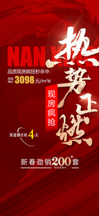 新年热卖狂欢海报
