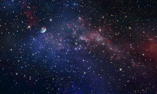 星空天花软膜灯箱背景