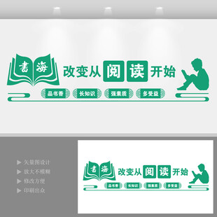 图书室文化墙