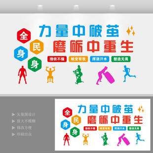 健身房文化墙