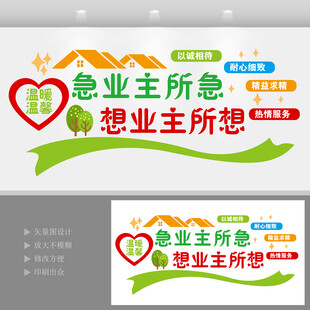 物业公司形象墙