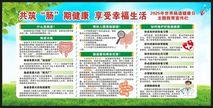 世界肠道健康日宣传栏