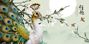 孔雀玉兰花
