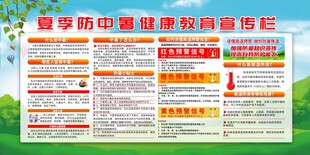 夏季防中暑健康教育宣传栏