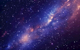 紫色星空背景