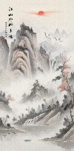 玄关山水画