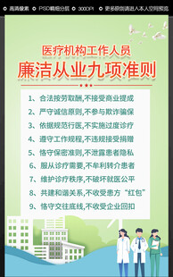 医疗机构从业九项准则