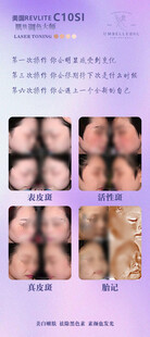 面部美容对比图
