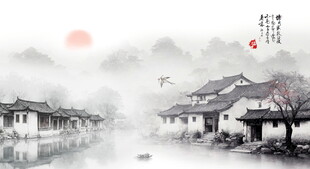 意境水墨画